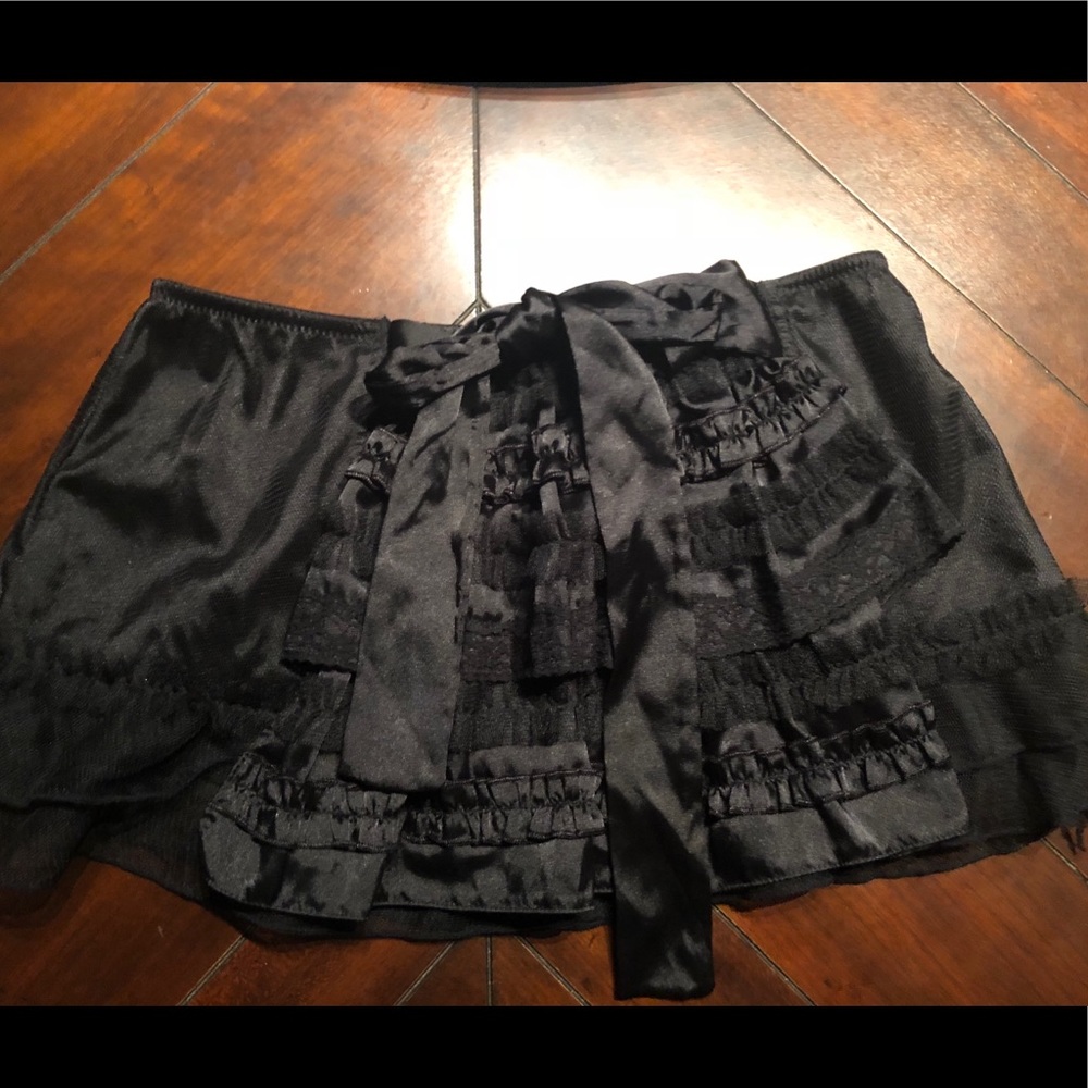 Victoria Secret black lace skirt